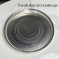 thumbnail image 2 of Round Tray, 13inch-Serving Tray, Luxury Decorative Tray, Coffee Table Tray, Jewelry Tray Silver, 2 of 8
