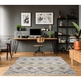thumbnail image 2 of Ladole Rugs Cranbrook Southwestern Charcoal Brown Indoor/Outdoor Area Rug 7'10" x 10'5", 2 of 6