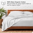 thumbnail image 4 of Bare Home Organic Flannel Sheet Set - 100% Organic Cotton - Deep Pocket - 4-Pieces - Full, White, 4 of 7