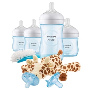 Set de cadeau pour bébé bleu avec gicleur, SCD838