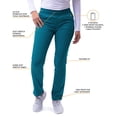 thumbnail image 4 of Adar Ensemble de Sarrau Pro pour Femmes - Haut de Sarrau Moderne à Col en V et Pantalon de Sarrau de Yoga Ajusté, 4 of 7