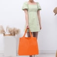 thumbnail image 4 of Large Waterproof Foldable Shopping Bag | Multi-Color Reusable Grocery Tote | Cloth Material | Portable Lightweight Design | 53x38x10cm | 1 Pack | Eco-Friendly, Durable, Versatile, 4 of 8