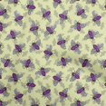 thumbnail image 1 of oneOone Rayon Pale Yellow Fabric Floral & Bee Sewing Craft Projects Fabric Prints By Yard 56 Inch Wide, 1 of 5