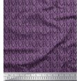 thumbnail image 1 of Soimoi Purple Rayon Fabric Wild Animal Skin Small Print Fabric by Yard 56 Inch Wide, 1 of 3
