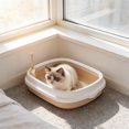 thumbnail image 4 of Dvkptbk Cat Litter Box with High Sides, Splashs Proof Designs, Open Top Cat Litter Pan Include Scoop Easy Cleaning, 4 of 6