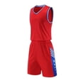 thumbnail image 2 of Boys' Fast - Drying Sport Outfit: Breathable Sleeveless Shirt & Basketball Shorts Set, 2 of 9
