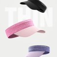thumbnail image 5 of Summer Women Sport Sun Visor Hats Quick Dry Empty Top Baseball Cap UV Protection, 5 of 5