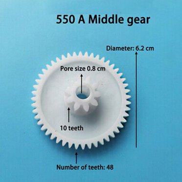 Plastic Gear for Gearbox 550 and 390 Children\'s Electric Car for Kid Ride on Toy Car