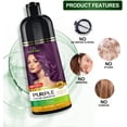 thumbnail image 4 of Herbishh Shampooing Couleur Violet pour Cheveux Gris, Permanent, Hommes et Femmes (500 ml), 4 of 7