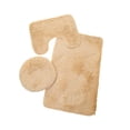 thumbnail image 2 of Dvkptbk 3Pc Non-Slip Shaggy Chenille Bathroom Mat Set, Includes 24 X 21 Inches U-Shaped Contour Toilet Rug, 34 X 21 Inches Bathmat And 1 Toilet Lid Cover,, 2 of 2