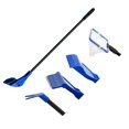 thumbnail image 2 of fastboy 5 In 1 Aquarium Cleaning Tool Net Gravel Algae Scraper Fork Brush Long Handle Plastic Household Fish Tank Accessory, 2 of 6