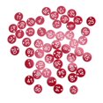 thumbnail image 1 of Étiquette Numérotée Portable 100x Numéro 1-100 pour Hôtel Entrepôt Dortoir Clés Rouge+blanc Mot, 1 of 6
