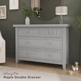 thumbnail image 4 of Dream On Me Maple Double Dresser I Kids Bedroom Dresser I Four Drawers Dresser I Farmhouse Modern, Model #598-WWHITE, 598-WGREY, 598-W, 598-OAKGY, 598BR-PG, 4 of 6