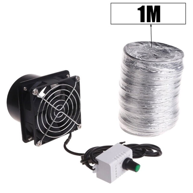 Bgsha Smoke Absorber Fume Extractor Fan Pipe Duct Exhuast Fan USB Adjustable Speed