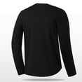 thumbnail image 4 of AherBiu T-Shirts à Col Rond pour Hommes à Manches Longues Grande Taille Légers Décontractés Ajustés Tee-Shirts, 4 of 7