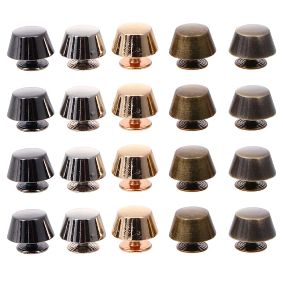 Shisuyan Corrosion Resistance Rivet Studs Metal 20 Sets 0.43X0.28in