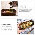 thumbnail image 4 of IFANLANDOR Sushi Dish Plastic Serving Plate Coffee Easy to Clean for Party Restaurant 1Pack, 4 of 8