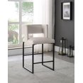 thumbnail image 3 of Meridian Furniture Caleb Cream Velvet Counter Stool (Set of 2), 3 of 9