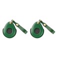 thumbnail image 4 of Decodeary Stylish PU Leather Key Cover for Motorcycle Boyfriend Black Green 2Set, 4 of 6