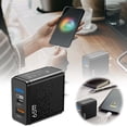 thumbnail image 3 of 65W LED Type-C Wall Charger, Fast Charging Block for Phones, USB Cube with Smart Technology & Overcurrent Protection, 3 of 6