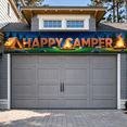 thumbnail image 4 of Forest Design Happy Camper Tent Banner Campfire Nature Scene for Outdoor Adventure Camping Event, 4 of 5