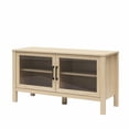 thumbnail image 4 of Mainstays Glass Door TV Stand, Spring Pine, 4 of 8