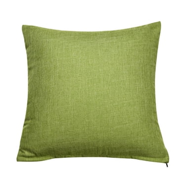 Unique Bargains Housses de Coussin Vierges en Coton et Lin, Housses de Coussin Carrées Décoratives pour Canapé Sofa Lit