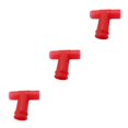 thumbnail image 1 of Decodeary Tuba pour Boire Boisson Canette Paille Tuba en Acier Inoxydable Connecteur d'Entonnoir à Boire Rouge 3 Ensembles, 1 of 6