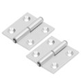 thumbnail image 1 of Charnière de Porte, 2 Pcs Charnières en Aluminium Haute Résistance Anti-Poussière pour Meubles, 1 of 8