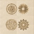 thumbnail image 1 of Ahgly Company Tapis d'Intérieur Lavables en Machine, Carrés Transitionnels, Péruviens Bruns, Carrés de 6', 1 of 7