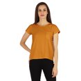 thumbnail image 1 of Inkmeso Solid Short Sleeve Basic T-Shirt For Womens Patch Pocket Casual Summer Basic Top, 1 of 7