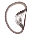 thumbnail image 1 of 1"x30" 80 Grit 10 Pk Aluminum Silicon Sanding Belts Course Grit, 1 of 6