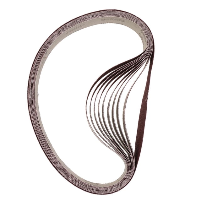 1"x30" 80 Grit 10 Pk Aluminum Silicon Sanding Belts Course Grit