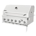 thumbnail image 1 of Spire 6-Burner Built-In Propane Gas Island Grill Head in Stainless Steel with Rear Burner, 1 of 6