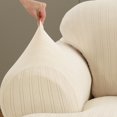 thumbnail image 4 of Sure Fit Stretch Pinstripe Sofa Slipcover, 4 of 4