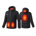 thumbnail image 2 of EGNMCR Womens Plaid Shacket Jacket USB Intelligent Constant Temperature Heated Windproof Plus Size Coat For Men And Women Winter 4 Heated Jacket Coat Women Coat, 2 of 9