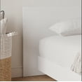 thumbnail image 3 of Nexera Satori Low Platform Full Bed with Headboard, White Oak, 3 of 7