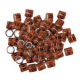 thumbnail image 3 of 100 Pcs Anneaux d'Identification Dove en Aluminium Plasitc Bandes de Jambes Pigeons de Course, 3 of 7