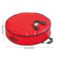 thumbnail image 3 of S Christmas Wreath Storage Bag With Carry Handles And Card Slot Waterproof Clothes Storage Bag Moving Bags, 3 of 6