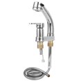 thumbnail image 1 of FAGINEY Sink Faucet,Pull Out Faucet,G1/2 Faucet Telescopic Rotatable Pull Out Cold Hot Water Mixer Tap For Bathroom Wash Basin, 1 of 8