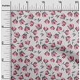 thumbnail image 2 of oneOone Polyester Spandex Pink Fabric Floral Sewing Material Print Fabric By The Yard 56 Inch Wide, 2 of 4