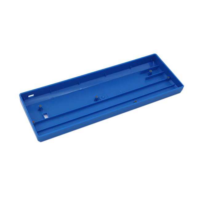 TS Keycap 60% GH60 Keyboard Plastic Shell Case for 60% Mechanical Gaming Keyboard Compatible GH60 POKER2 FACEU POK3R 60 GK61 GK64 GK66 (Blue)