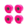 thumbnail image 2 of 4 Pcs Roues de Patin de Remplacement Accessoires Modifiés Roues Épaisses pour Patins à Roues Alignées avec Roulements Accessoire de Sport de Patinage Rouge Rose, 2 of 9