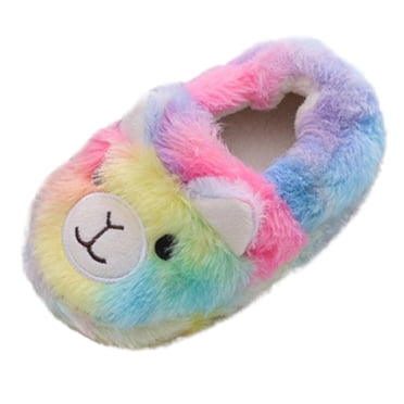 Birdeem Girls Slippers Toddler Slippers Girl Toddler Girl Slippers Kids House Slippers Slippers for Toddler Girls Girl Slippers Toddler Infant Kids Baby Warm Shoes Boys Girls Soft-Soled Slippers