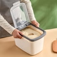 thumbnail image 4 of Car Organizers and Storage Large Airtight Rice Container, Food Storage Cereal Container, Pet Dog Food Container with Measuring Cup, Flour Grain Container for Household Flour Storage Container, 4 of 6