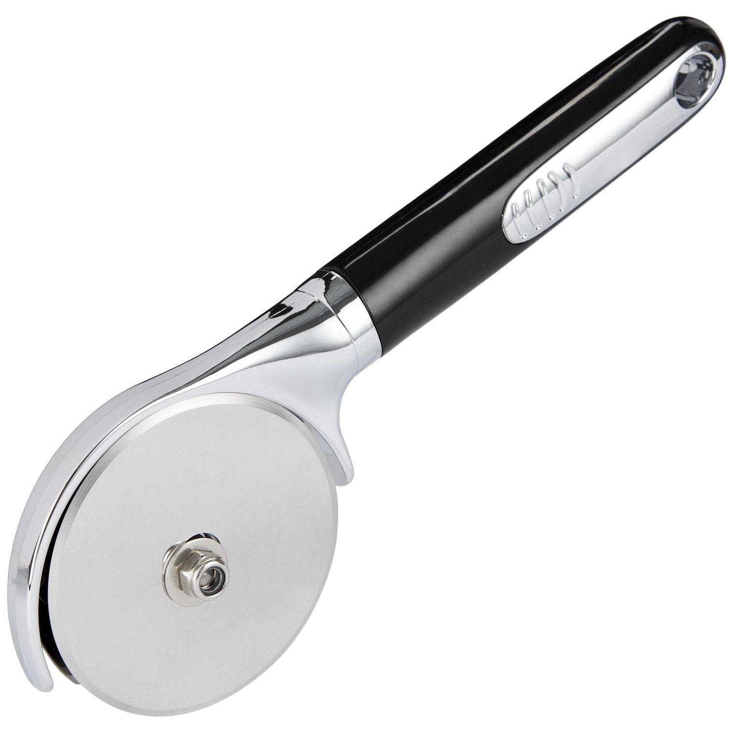 Mainstays™ Pizza Cutter Stainless Steel, Black, Dishwasher safe