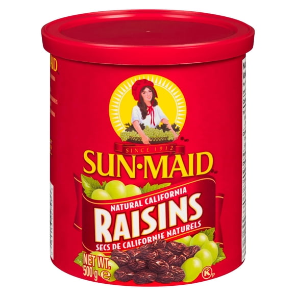 Sunmaid Raisins Canister