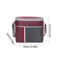 thumbnail image 3 of About 18L Capacity Picnic Insulated Ice Pack Portable Storage Waterproof Cloth+aluminum Film Lining Available In Multiple Colors, 3 of 6