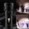 thumbnail image 1 of FHBVT Lampe de Poche LED Extérieure Super Lumineuse 4 Modes Gradation Type-C Rechargeable Longue Portée Haute Luminosité Design Élégant pour Camping Randonnée Exploration Aventure en Plein Air Urgence Usage Quotidien Éclairage, 1 of 9