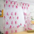 thumbnail image 1 of Fridja 1 PCS Vines Leaves Tulle Door Window Curtain Drape Panel Sheer Scarf Valances, 1 of 4